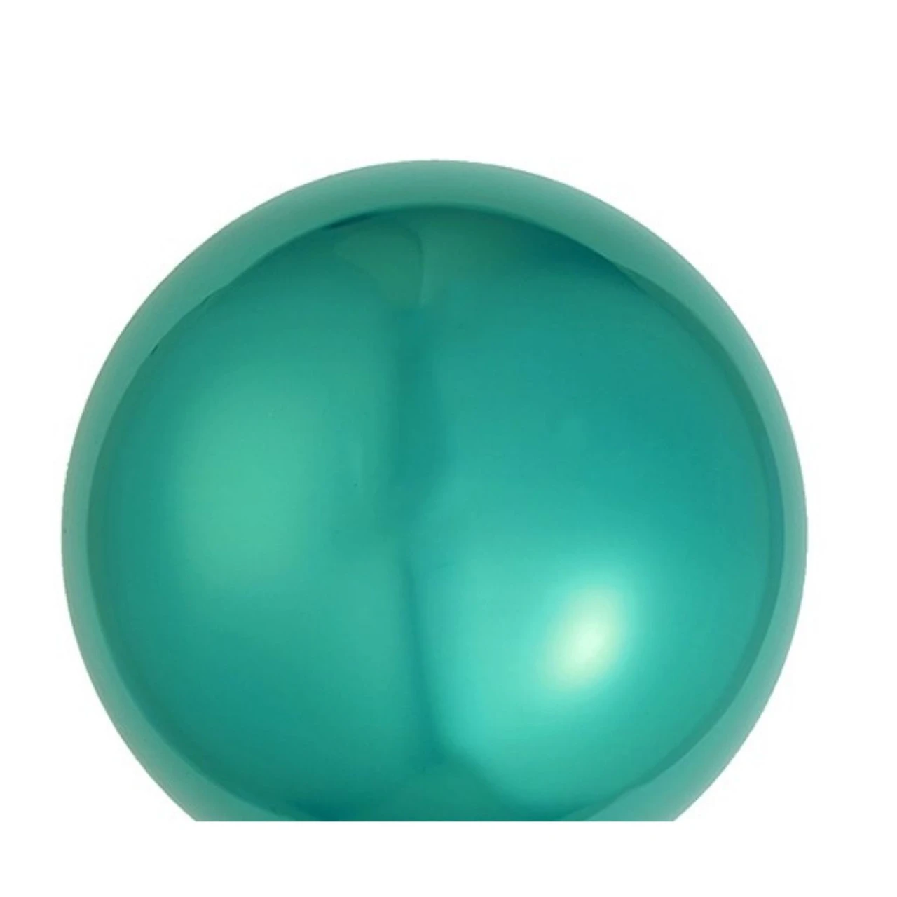 28ct Turquoise Green And Gold Shiny Glass Christmas Ball Ornaments 2" (50mm) 2 28ct Turquoise Green And Gold Shiny Glass Christmas Ball Ornaments 2" (50mm) - Image 2