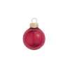 6ct Burgundy Red Glass Shiny Christmas Ball Ornaments 4" (100mm)
