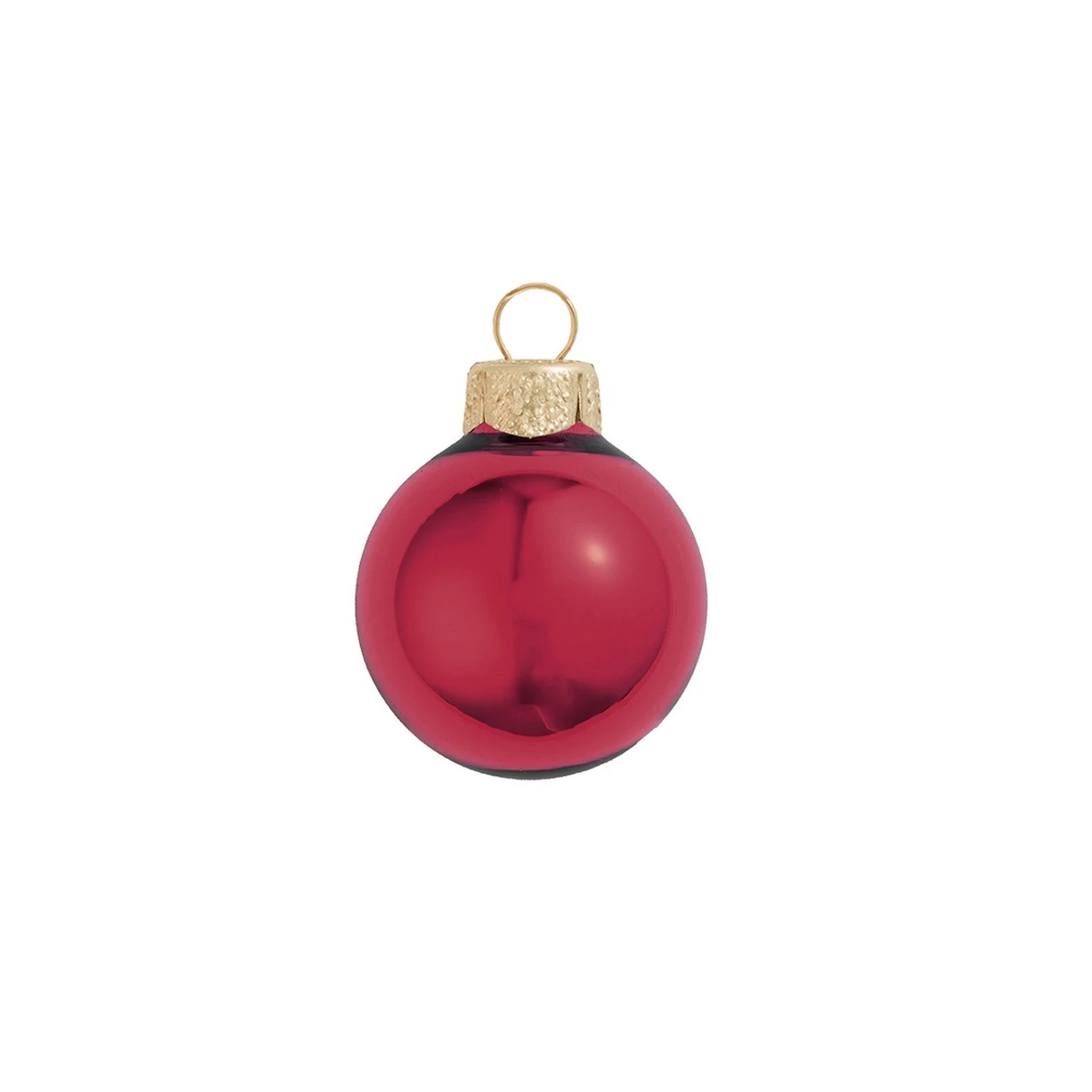 6ct Burgundy Red Glass Shiny Christmas Ball Ornaments 4" (100mm) 1 6ct Burgundy Red Glass Shiny Christmas Ball Ornaments 4" (100mm)