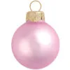 2ct Pink Matte Glass Christmas Ball Ornaments 6" (152mm)
