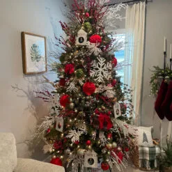 5.5" Red Yarn Ball Hanging Christmas Ornament -Deals Christmas decorations Store northlight20q526351 cxpic 95840.1671658518