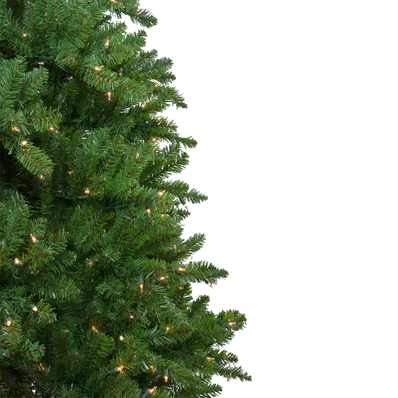 10' Pre-Lit Everett Pine Slim Artificial Christmas Tree, Clear Lights 5 10' Pre-Lit Everett Pine Slim Artificial Christmas Tree, Clear Lights - Image 5