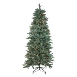 10' Pre-Lit Slim Washington Fraser Fir Artificial Christmas Tree - Clear Lights