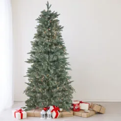 10' Pre-Lit Slim Washington Fraser Fir Artificial Christmas Tree - Clear Lights -Deals Christmas decorations Store northlight b84774 updated august 95901.1667657620