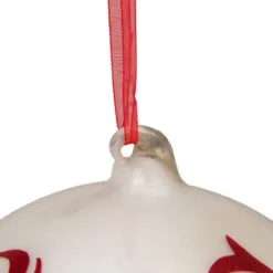 6" Red And White Merry Christmas Glass Ball Ornament -Deals Christmas decorations Store northlight gb28223 1 90166.1669835680