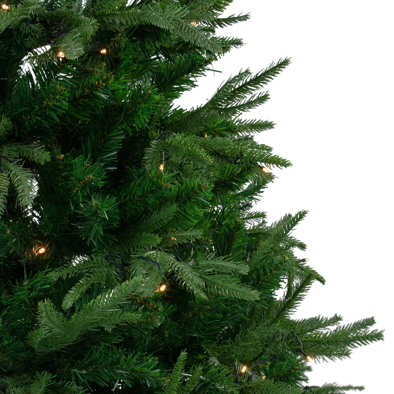 7.5' Pre-Lit Full Silverthorne Fir Artificial Christmas Tree - Clear Lights 4 7.5' Pre-Lit Full Silverthorne Fir Artificial Christmas Tree - Clear Lights - Image 4