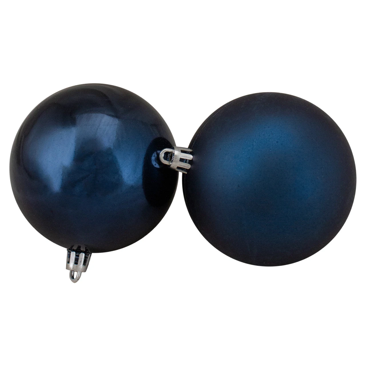 60ct Sapphire Blue Shatterproof 2-Finish Christmas Ball Ornaments 2.5" (63mm) 2 60ct Sapphire Blue Shatterproof 2-Finish Christmas Ball Ornaments 2.5" (63mm) - Image 2