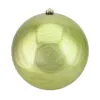 Shiny Kiwi Green Shatterproof Christmas Ball Ornament 10" (250mm)