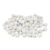 96ct White Shatterproof 4-Finish Christmas Ball Ornaments 1.5" (40mm)