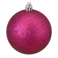 16ct Magenta Pink Shatterproof 4-Finish Christmas Ball Ornaments 3" (75mm) -Deals Christmas decorations Store northlight lj36036 1 81757.1667488415