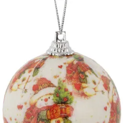 14-Piece Snowman Decoupage Christmas Ball Ornament Set, 2.25" (60mm) -Deals Christmas decorations Store northlight lj92504 3 14065.1672770371
