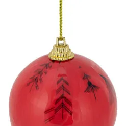 14-Piece Scandinavian Style Decoupage Christmas Ball Ornament Set, 2.25" (60mm) -Deals Christmas decorations Store northlight lj92508 6 36324.1667488006