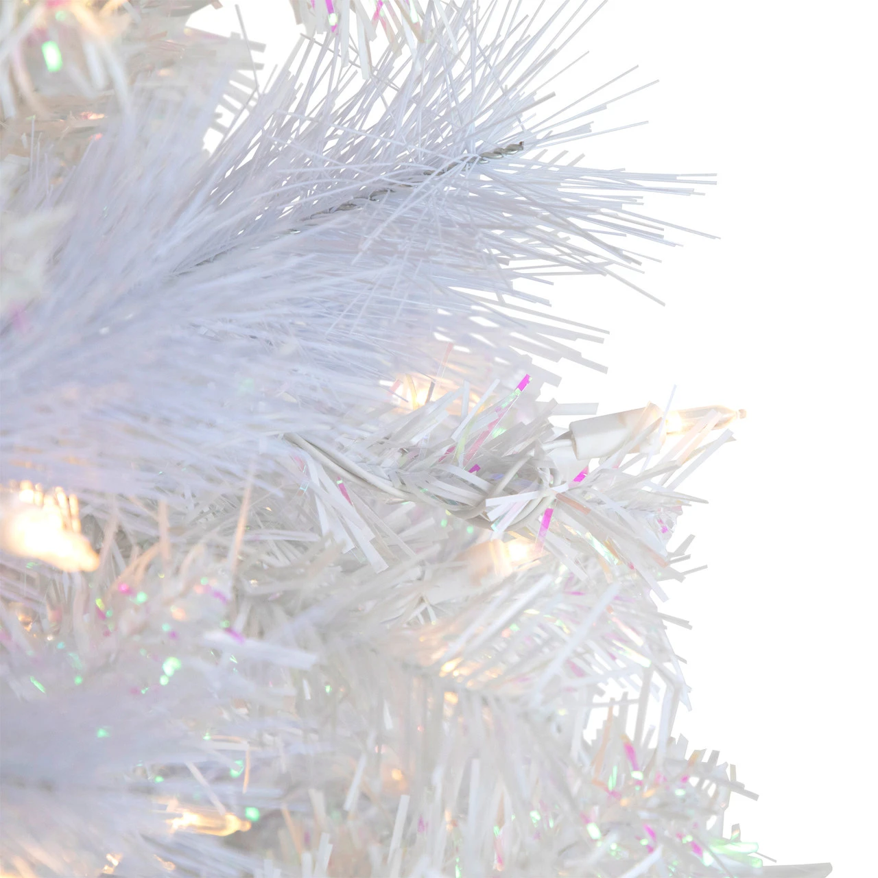 7.5' Pre-Lit Seneca White Spruce Artificial Christmas Tree, Dual Function LED Lights 5 7.5' Pre-Lit Seneca White Spruce Artificial Christmas Tree, Dual Function LED Lights - Image 5