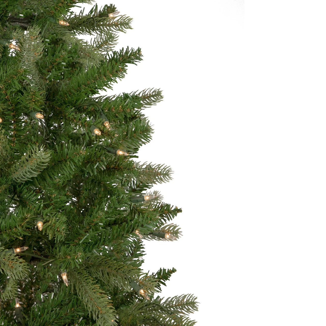 7.5' Pre-Lit Wicklow Noble Fir Artificial Christmas Tree, Clear Lights 4 7.5' Pre-Lit Wicklow Noble Fir Artificial Christmas Tree, Clear Lights - Image 4