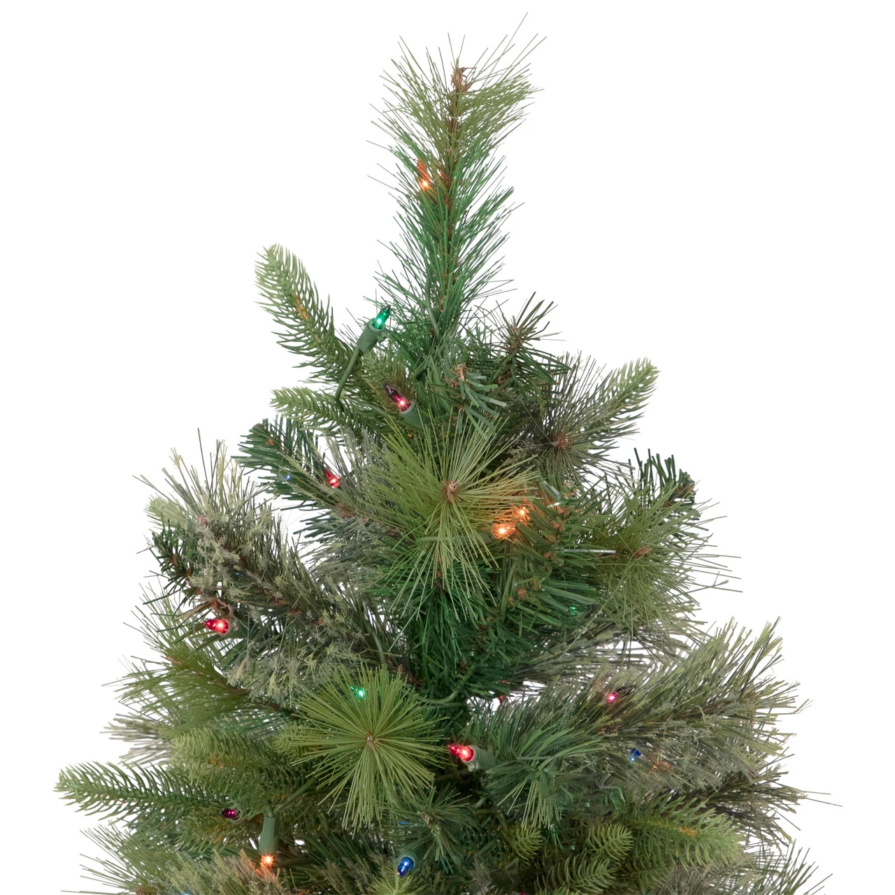 3' Pre-Lit Kingston Cashmere Pine Full Artificial Christmas Tree, Multi Lights 4 3' Pre-Lit Kingston Cashmere Pine Full Artificial Christmas Tree, Multi Lights - Image 4