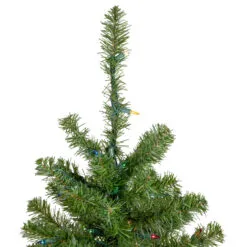 5' Pre-Lit Medium Canadian Pine Artificial Christmas Tree - Multicolor Lights -Deals Christmas decorations Store northlight v15853 2new 12778.1667580399
