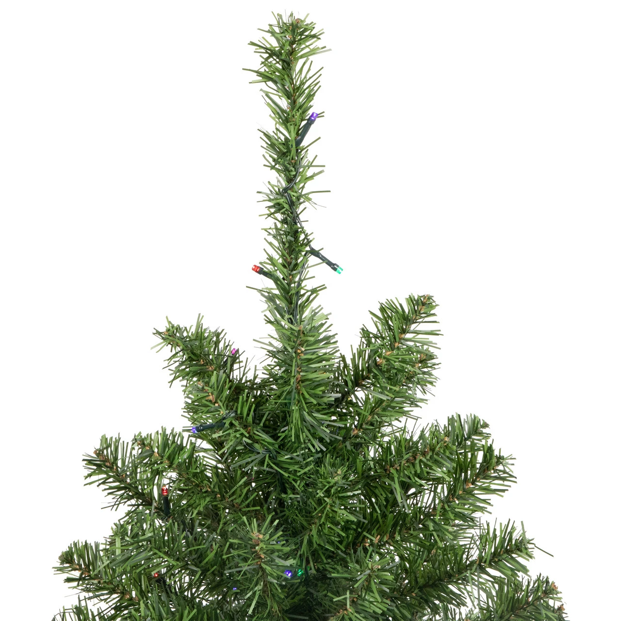 3' Pre-Lit LED Medium Canadian Pine Artificial Christmas Tree - Multicolor Lights 4 3' Pre-Lit LED Medium Canadian Pine Artificial Christmas Tree - Multicolor Lights - Image 4