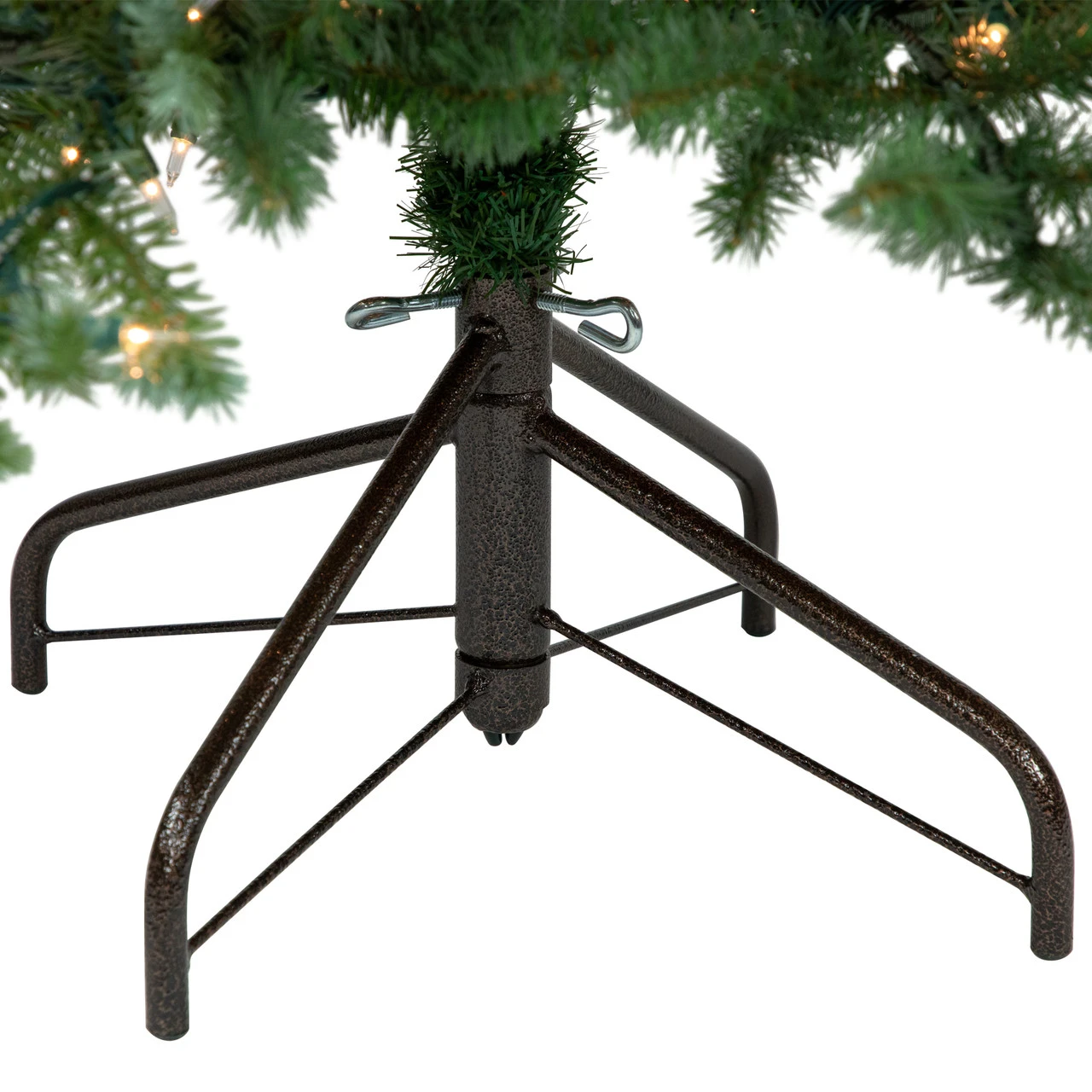 7' Pre-Lit Blue Spruce Artificial Christmas Tree, Clear Lights 5 7' Pre-Lit Blue Spruce Artificial Christmas Tree, Clear Lights - Image 5