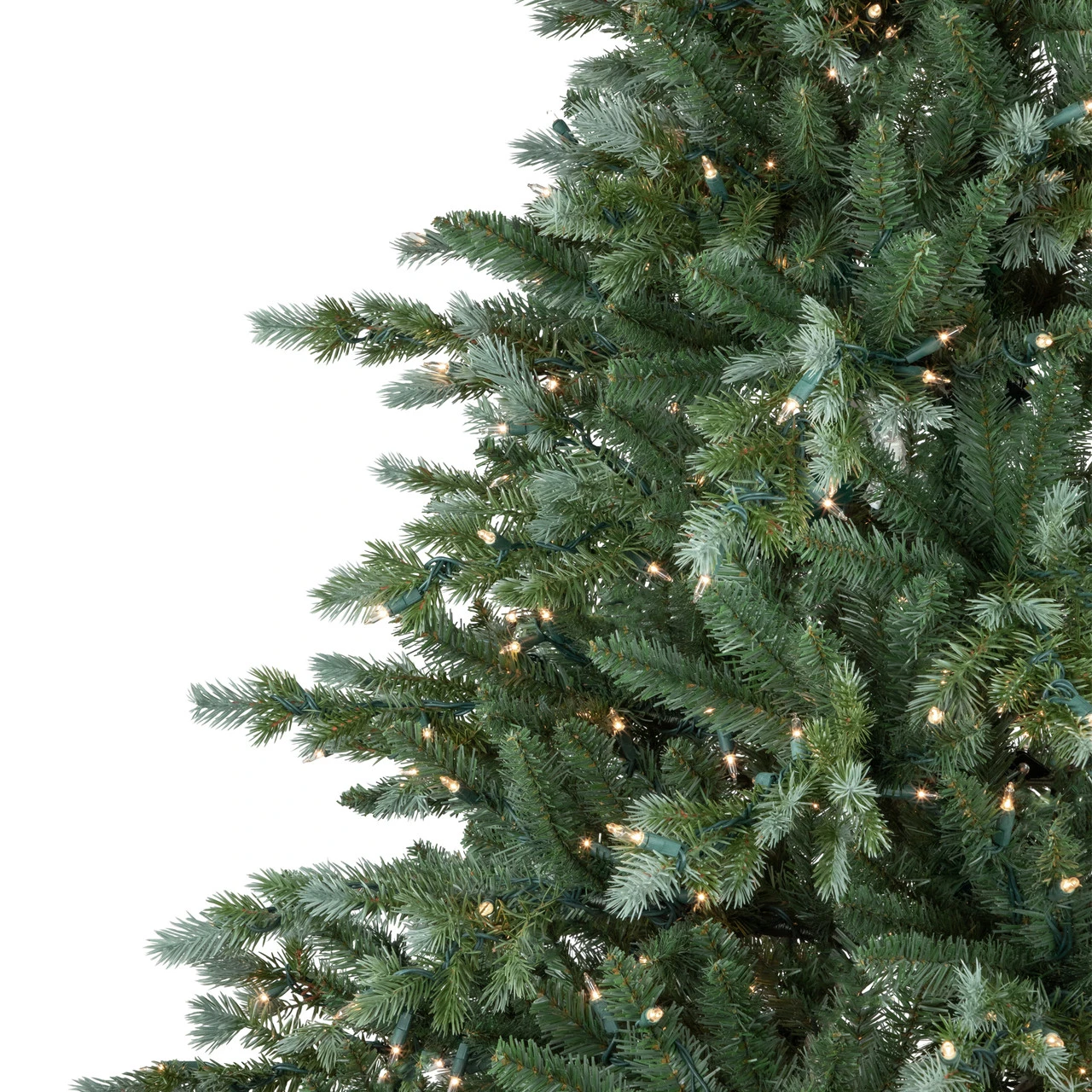7' Pre-Lit Blue Spruce Artificial Christmas Tree, Clear Lights 4 7' Pre-Lit Blue Spruce Artificial Christmas Tree, Clear Lights - Image 4