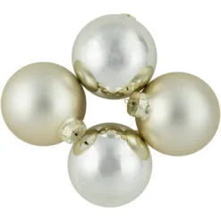6ct Gold 2-Finish Glass Ball Christmas Ornaments 3.25" (80mm) 9 6ct Gold 2-Finish Glass Ball Christmas Ornaments 3.25" (80mm) -Deals Christmas decorations Store northlight wy00751 1 95653.1677088411