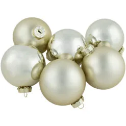 6ct Gold 2-Finish Glass Ball Christmas Ornaments 3.25" (80mm) 8 6ct Gold 2-Finish Glass Ball Christmas Ornaments 3.25" (80mm) -Deals Christmas decorations Store northlight wy00751 3 20811.1677088410