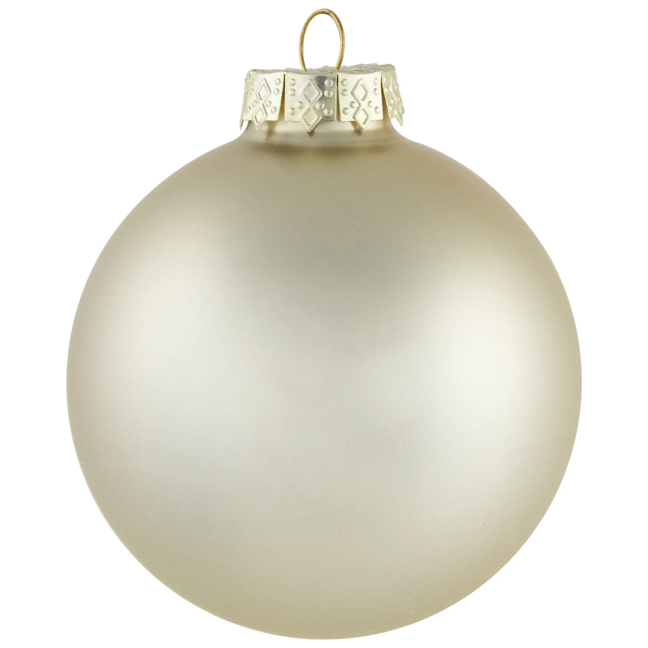 6ct Gold 2-Finish Glass Ball Christmas Ornaments 3.25" (80mm) 6 6ct Gold 2-Finish Glass Ball Christmas Ornaments 3.25" (80mm) - Image 6
