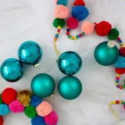6ct Shiny And Matte Turquoise Green Glass Ball Christmas Ornaments 3.25" (80mm) -Deals Christmas decorations Store northlight wy00765 4updated 99695.1667654553