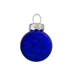 40ct Shiny And Matte Royal Blue And Silver Glass Ball Christmas Ornaments 2.5" (63mm) -Deals Christmas decorations Store northlight wy04141 4 12556.1667488331