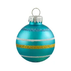 10ct Green And Blue Matte Glass Christmas Ball Ornaments 1.75" (45mm) -Deals Christmas decorations Store northlight wy27597 2 26764.1667572618