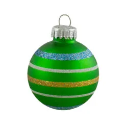 10ct Green And Blue Matte Glass Christmas Ball Ornaments 1.75" (45mm) -Deals Christmas decorations Store northlight wy27597 5 28214.1667572619