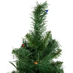 2' Pre-Lit Medium Royal Pine Artificial Christmas Tree - Multicolor Lights -Deals Christmas decorations Store northlight z00022 2 94858.1669414976