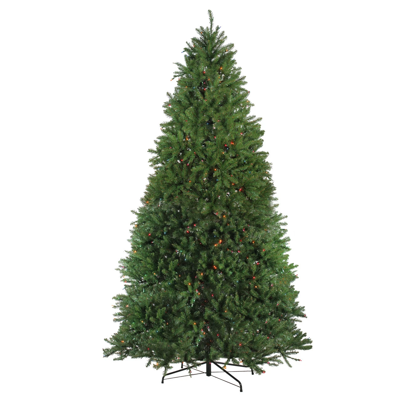 10' Pre-Lit Full Northern Pine Artificial Christmas Tree, Multi Lights 1 10' Pre-Lit Full Northern Pine Artificial Christmas Tree, Multi Lights