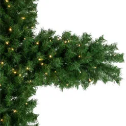 7' Pre-Lit Artificial Pine Christmas Cross - Warm White LED Lights -Deals Christmas decorations Store northlight z94305 04 34797.1683905723