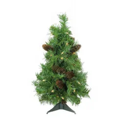 2' Pre-Lit Green Full Dakota Pine Artificial Christmas Tree - Clear Dura-Lit Lights -Deals Christmas decorations Store northlight z99403 3 99431.1667578541
