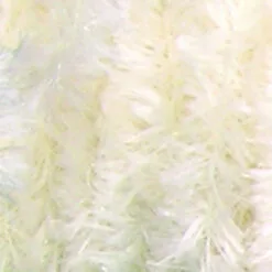 Ivory Fuzzy Boa Party Garland 0.75" X 55 Yards