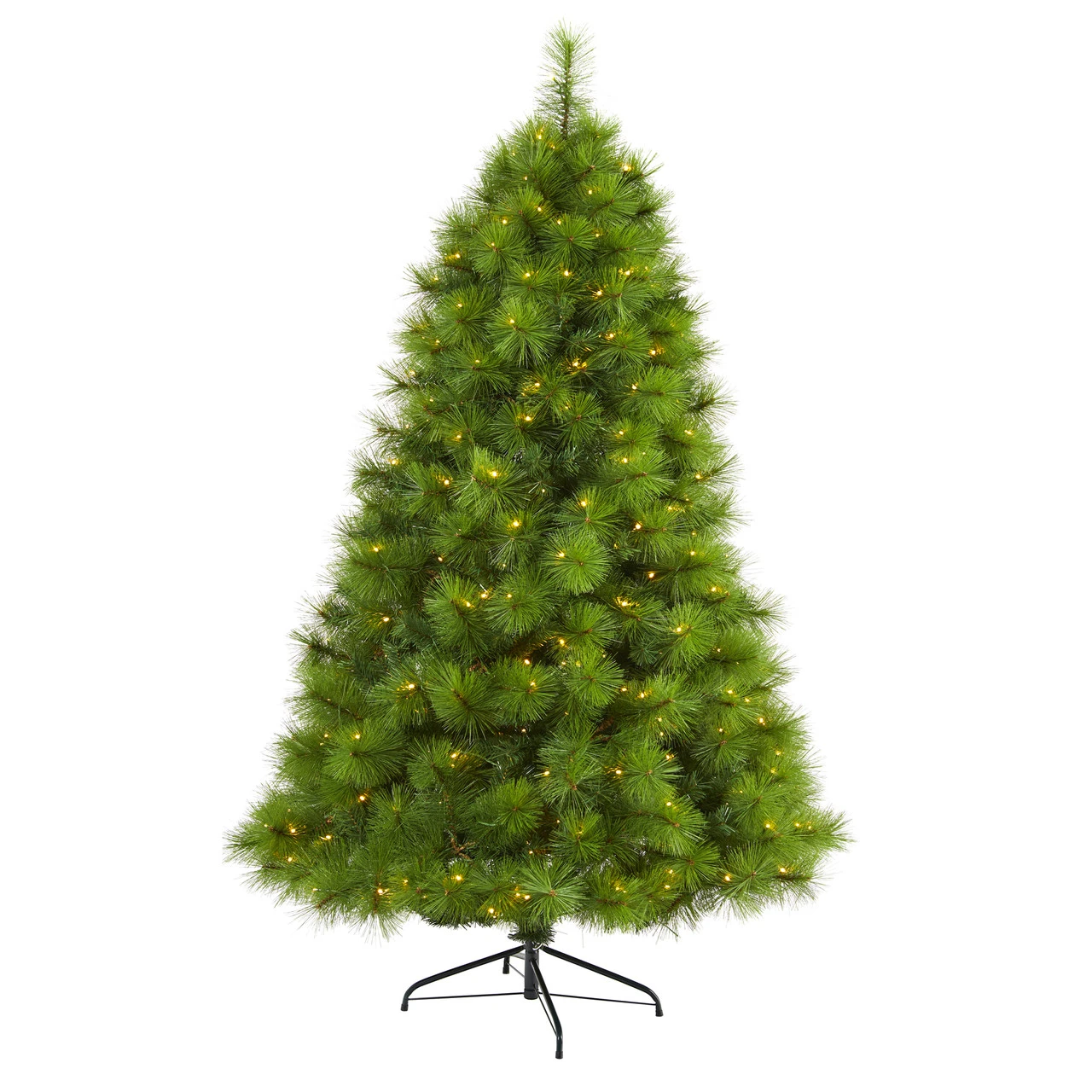 6.5’ Pre-Lit Scotch Pine Artificial Christmas Tree, Warm Clear LED Lights 1 6.5’ Pre-Lit Scotch Pine Artificial Christmas Tree, Warm Clear LED Lights