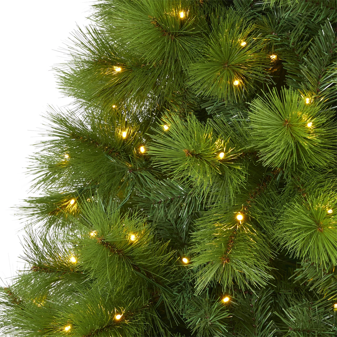 8’ Pre-Lit Green Scotch Pine Artificial Christmas Tree, Clear LED Light 3 8’ Pre-Lit Green Scotch Pine Artificial Christmas Tree, Clear LED Light - Image 3