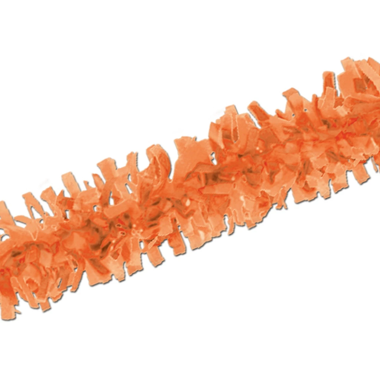 Club Pack Of 24 Orange Festive Tissue Festooning Decorations 25' 1 Club Pack Of 24 Orange Festive Tissue Festooning Decorations 25'