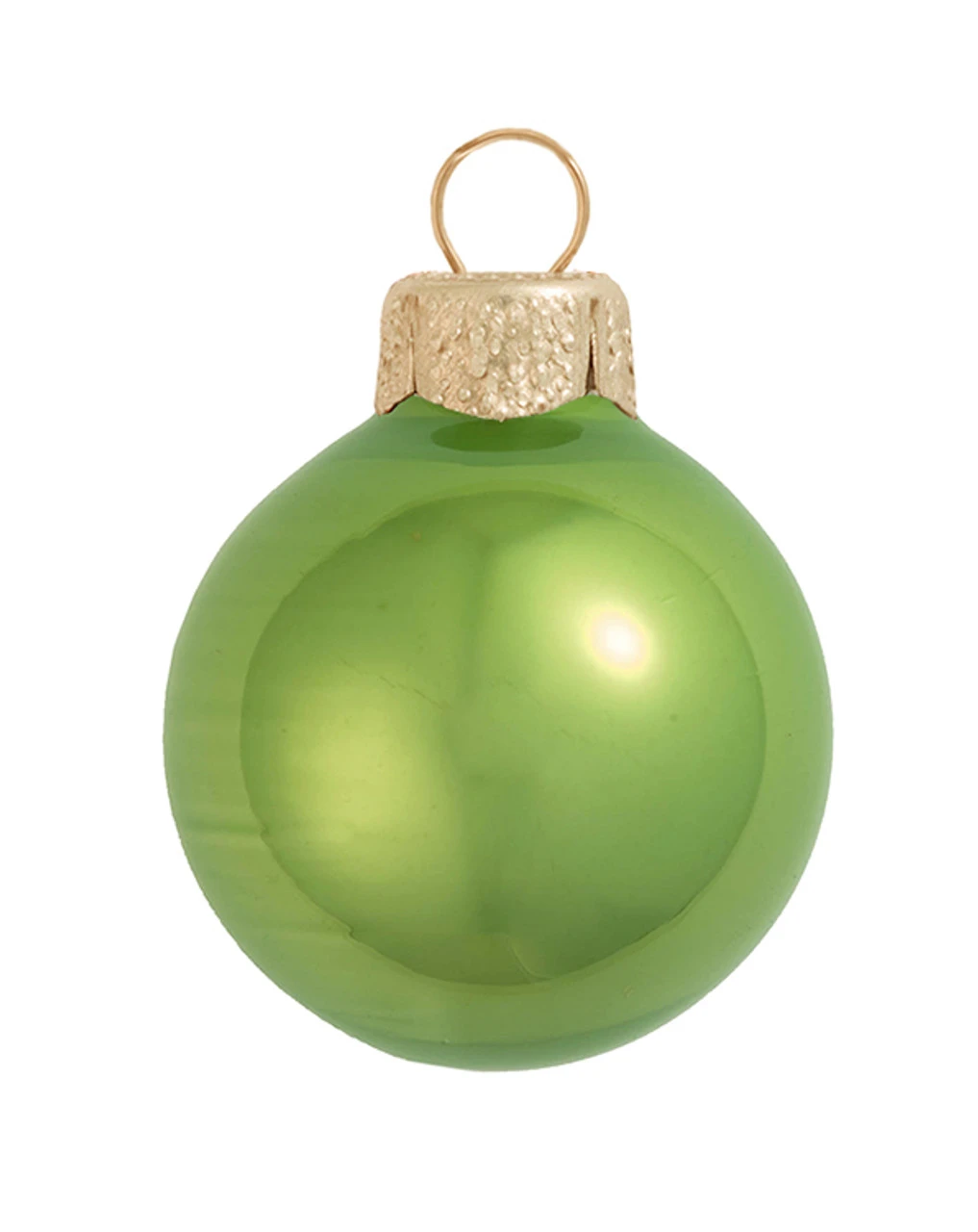 8ct Lime Green Glass Pearl Christmas Ball Ornaments 3.25" (80mm) 1 8ct Lime Green Glass Pearl Christmas Ball Ornaments 3.25" (80mm)
