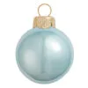 40ct Sky Blue Glass Pearl Finish Christmas Ball Ornaments 1.25" (30mm)