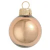 2ct Light Brown Glass Shiny Finish Christmas Ball Ornaments 6" (150mm)