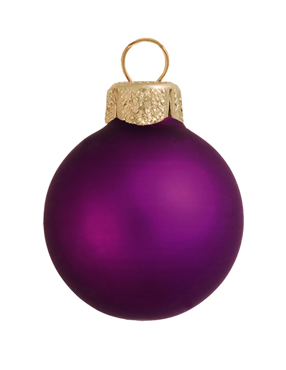 40ct Purple Glass Matte Finish Christmas Ball Ornaments 1.25" (30mm) 1 40ct Purple Glass Matte Finish Christmas Ball Ornaments 1.25" (30mm)